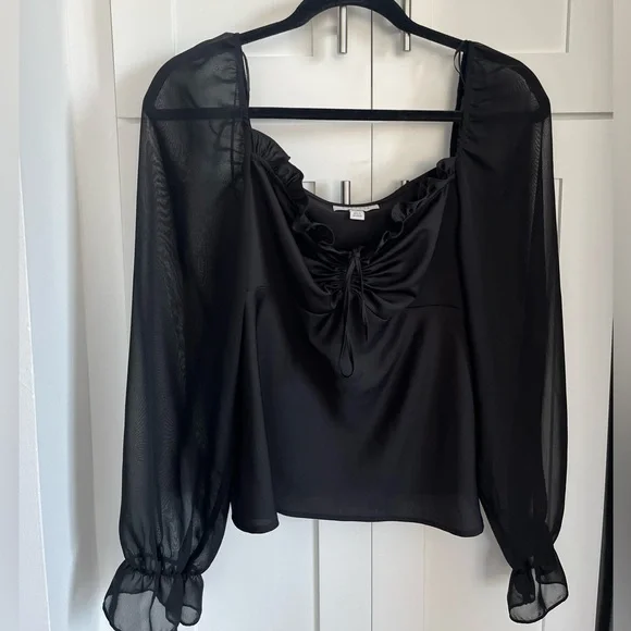 TopShop Ruffled Blouse - Picture 1 of 3